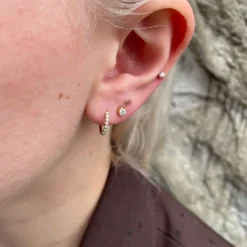 Georg Jensen Signature ørering 20001290| Guldsmykker|Øreringe