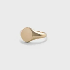 IX Studios smykker IX Studios Mini Oval Signet ring DMN0299GD| Herresmykker|Ringe