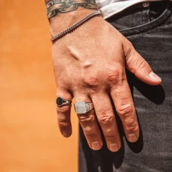 IX Studios smykker IX Studios Octacon Signet ring DMN0290RH| Herresmykker|Ringe