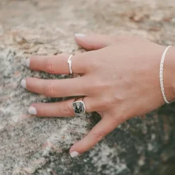 IX Studios smykker IX Studios Rustic Twist ring DMN0324SL| Herresmykker|Ringe