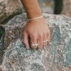 IX Studios smykker IX Studios Rustic Twist ring DMN0324SL| Herresmykker|Ringe