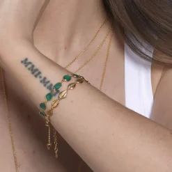 Izabel Camille smykker Izabel Camille Sage armbånd A3155GS| Forgyldte Sølvsmykker|Armbånd