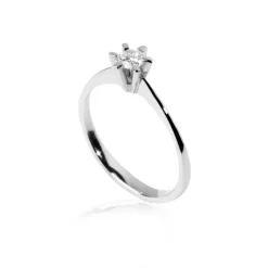 Jan Jørgensen smykker Jan Jørgensen Brillanz diamantring hvidguld 0,15 ct| Guldsmykker|Diamantringe