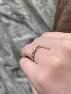Jan Jørgensen smykker Jan Jørgensen Jewelz diamantring hvidguld 0,10ct| Guldsmykker|Ringe