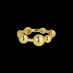 Jane Kønig smykker Jane Kønig Big Atomic ring BAR-SS24-G| Forgyldte Sølvsmykker|Ringe