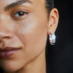 Jane Kønig smykker Jane Kønig Chunky Magic Hoop ørering CMH-AW24-G| Forgyldte Sølvsmykker|Øreringe