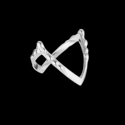 Jane Kønig smykker Jane Kønig Drippy V ring DVR-AW22-S| Ringe|Sølvsmykker