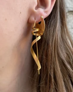 Jane Kønig smykker Jane Kønig Ringlet ørering 10013-G| Forgyldte Sølvsmykker|Øreringe