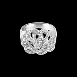 Jane Kønig smykker Jane Kønig Rosie Signet ring RSR-HOL23-S| Ringe|Sølvsmykker