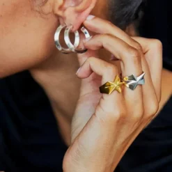Jane Kønig smykker Jane Kønig Star Magic ring SMR-AW24-G| Forgyldte Sølvsmykker|Ringe