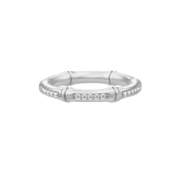 Julie Sandlau smykker Julie Sandlau Bamboo ring RI116 RH CZ| Ringe|Sølvsmykker