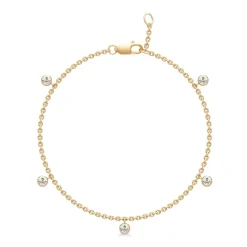 Julie Sandlau smykker Julie Sandlau Grace armbånd BR336 GD CZ| Forgyldte Sølvsmykker|Armbånd