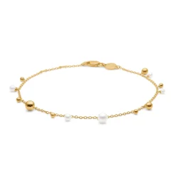Mads Z smykker Mads Z Bubbles n' Pearls armbånd 1553166| Guldsmykker|Armbånd