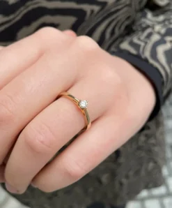 Mads Z smykker Mads Z Crown ring 0,09ct 1541609| Guldsmykker|Ringe