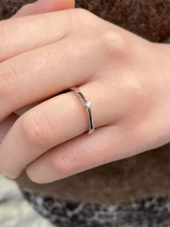 Mads Z smykker Mads Z Crown ring 0,04ct 1641604| Guldsmykker|Ringe