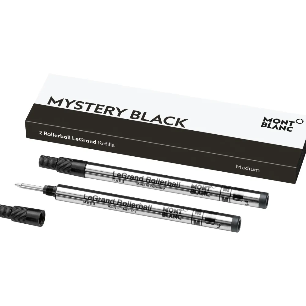Mont Blanc Mystery Black M refill Le Grand Rollerball 128225| Skriveredskaber