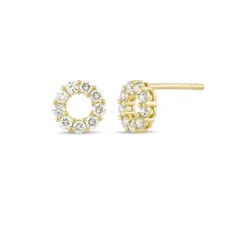 Nuran smykker Nuran Emma øreringe 0,54ct Ø1050 054| Guldsmykker|Øreringe