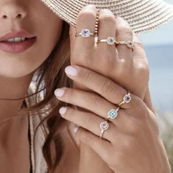 Nuran smykker Nuran Grace ring 0,10ct A2221 MO 012| Guldsmykker|Ringe