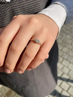 Nuran smykker Nuran Lilja ring A3040 030| Guldsmykker|Ringe