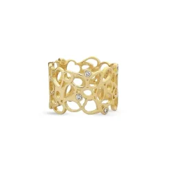 Nuran smykker Nuran ring R2926 012| Guldsmykker|Ringe