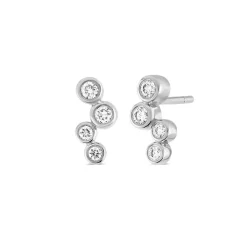 Nuran smykker Nuran Tube øreringe 0,30ct Ø1060 030H| Guldsmykker|Øreringe