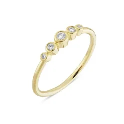 Nuran smykker Nuran Tube ring 0,10ct R1061 010| Guldsmykker|Ringe
