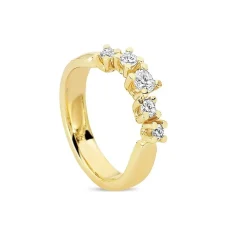 Nuran smykker Nuran Twist ring 0,55ct R1004 055| Guldsmykker|Ringe