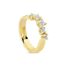 Nuran smykker Nuran Twist ring 0,39ct R1004 039| Guldsmykker|Ringe