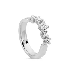 Nuran smykker Nuran Twist ring 0,55ct R1004 055H| Guldsmykker|Ringe