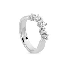 Nuran smykker Nuran Twist ring 0,39ct R1004 039H| Guldsmykker|Ringe