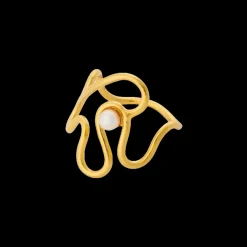 Pernille Corydon smykker Pernille Corydon Bay Pearl ring R-115-GP| Forgyldte Sølvsmykker|Ringe