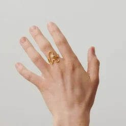 Pernille Corydon smykker Pernille Corydon Bay Pearl ring R-115-GP| Forgyldte Sølvsmykker|Ringe