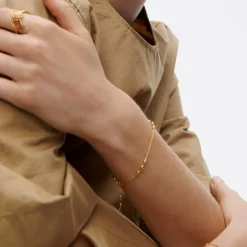 Pernille Corydon smykker Pernille Corydon Caia armbånd B-730-GP| Forgyldte Sølvsmykker|Armbånd