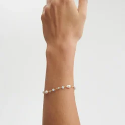 Pernille Corydon smykker Pernille Corydon Mellow Blue armbånd B-375-GP| Forgyldte Sølvsmykker|Armbånd