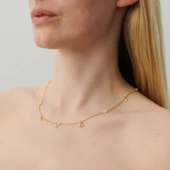 Pernille Corydon smykker Pernille Corydon Ocean Pearl halskæde N-434-GP| Forgyldte Sølvsmykker|Halskæder