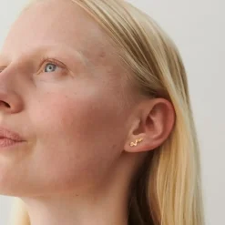 Pernille Corydon smykker Pernille Corydon Sheen øreringe E-315-GP| Forgyldte Sølvsmykker|Øreringe