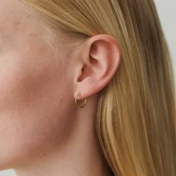 Pernille Corydon smykker Pernille Corydon Tiny Plain øreringe E-137-S| Sølvsmykker|Øreringe
