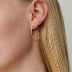 Pernille Corydon smykker Pernille Corydon Twisted øreringe E-229-S| Sølvsmykker|Øreringe