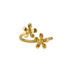 Pernille Corydon smykker Pernille Corydon Wild Poppy ring R-364-GP| Forgyldte Sølvsmykker|Ringe