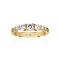 Sif Jakobs Jewellery Sif Jakobs Belluno ring SJ-R42126-CZ-SG| Ringe|Forgyldte Sølvsmykker