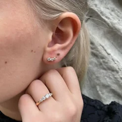 Sif Jakobs Jewellery Sif Jakobs Belluno ring SJ-R42126-CZ-SG| Ringe|Forgyldte Sølvsmykker
