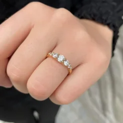 Sif Jakobs Jewellery Sif Jakobs Belluno ring SJ-R42126-CZ-SG| Ringe|Forgyldte Sølvsmykker