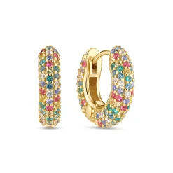 Sif Jakobs Jewellery Sif Jakobs Carrara Piccolo øreringe SJ-E2473-XCZ-YG| Forgyldte Sølvsmykker|Øreringe