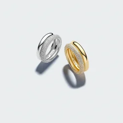 Sif Jakobs Jewellery Sif Jakobs Carrara ring SJ-R2476-CZ-YG| Forgyldte Sølvsmykker|Ringe