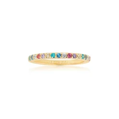 Sif Jakobs Jewellery Sif Jakobs Corte Uno ring SJ-R10811-XCZ(YG)| Ringe|Forgyldte Sølvsmykker