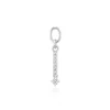 Sif Jakobs Jewellery Sif Jakobs Ellera Circolo Lungo Charm SJ-CH2373-CZ| Vedhæng|Sølvsmykker