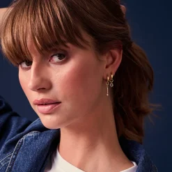 Sif Jakobs Jewellery Sif Jakobs Ellera Circolo Lungo Charm SJ-CH2373-CZ| Vedhæng|Sølvsmykker