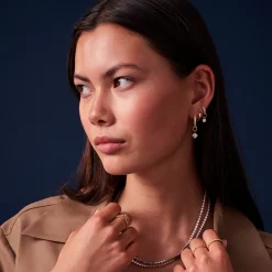 Sif Jakobs Jewellery Sif Jakobs Ellera Ghiera Uno charm SJ-CH2370-CZ-YG| Vedhæng|Forgyldte Sølvsmykker