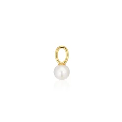 Sif Jakobs Jewellery Sif Jakobs Ellera Perla Uno charm SJ-CH2378-P-YG| Øreringe|Vedhæng