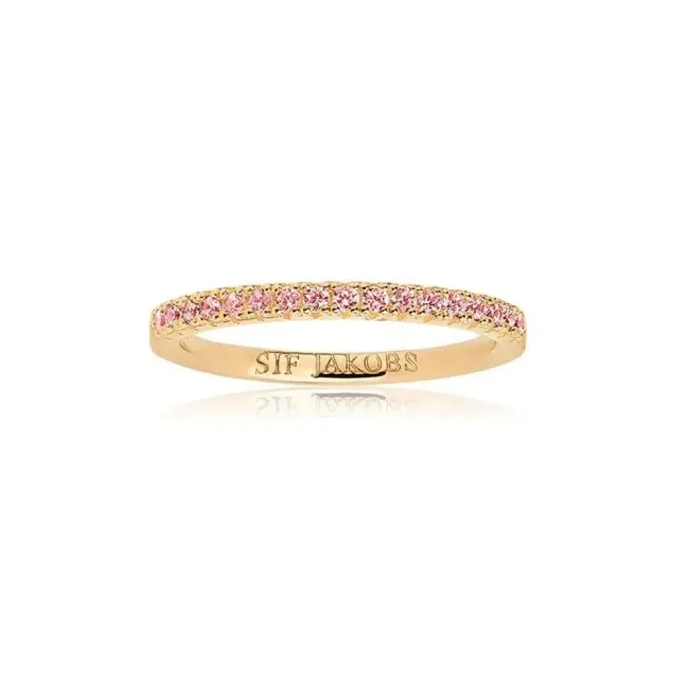 Sif Jakobs Jewellery Sif Jakobs Ellera ring SJ-R2869-PK(YG)| Ringe|Forgyldte Sølvsmykker